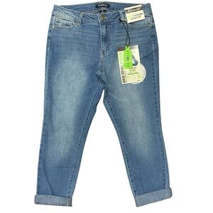 d. jeans High Waist Crop Ankle Denim Jeans Size 10 NWT Repreve Recycled Stretch
